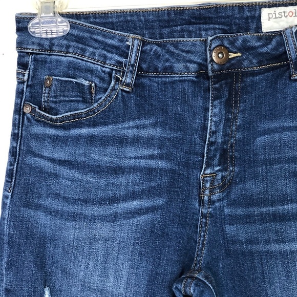 PISTOLA distressed skinny jeans - Picture 4 of 10